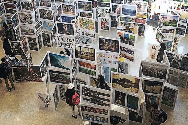 The Imaginus poster sale will occupy the student centre Commons all week.