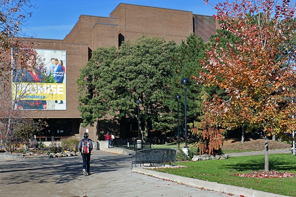 exterior of Leddy Library