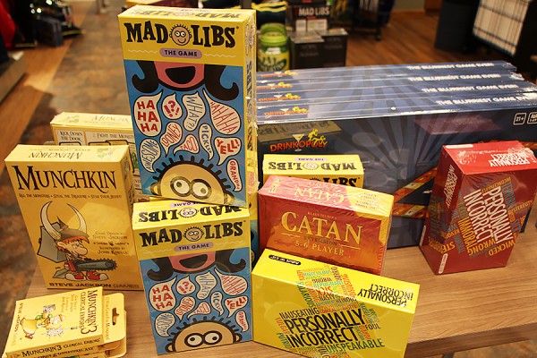 All board and card games are 20 per cent off at the Campus Bookstore until the holiday break.
