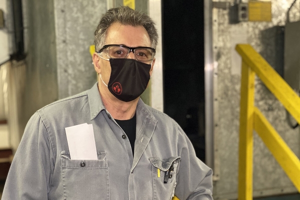 guy wearing mask