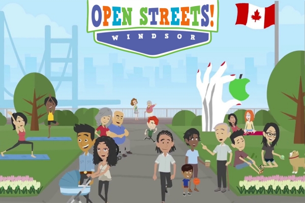 Open Streets Windsor graphic