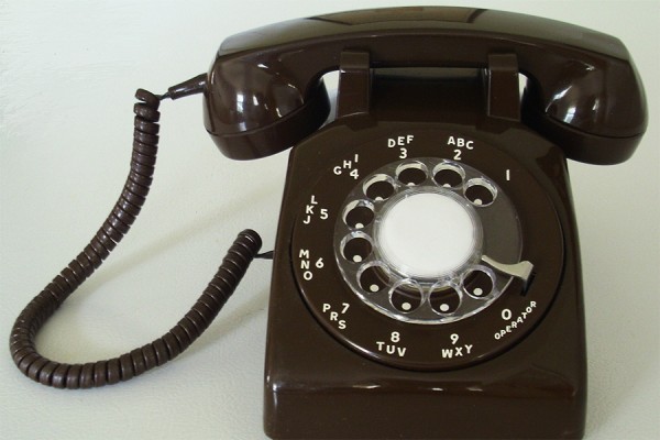 1970s style telephone