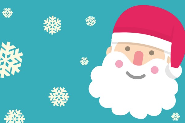 cartoon of Santa Claus