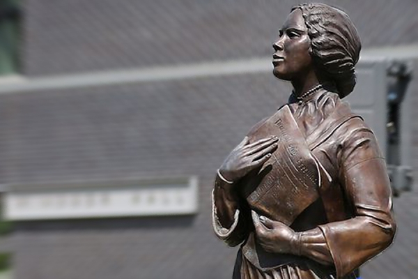 bronze statue of Mary Ann Shadd Cary