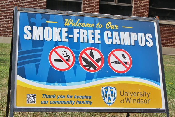 sign: Smoke-Free Campus