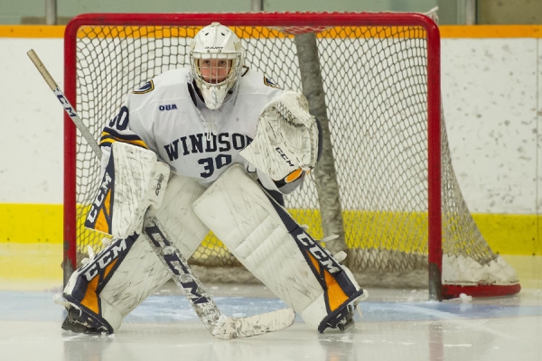 Lancer goaltender Jaydlin Spooner