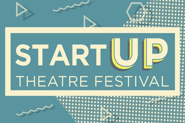 logo reading StartUP Theatre Festival