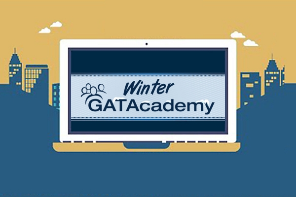 computer screen reading Winter G.A. T.A. Academy