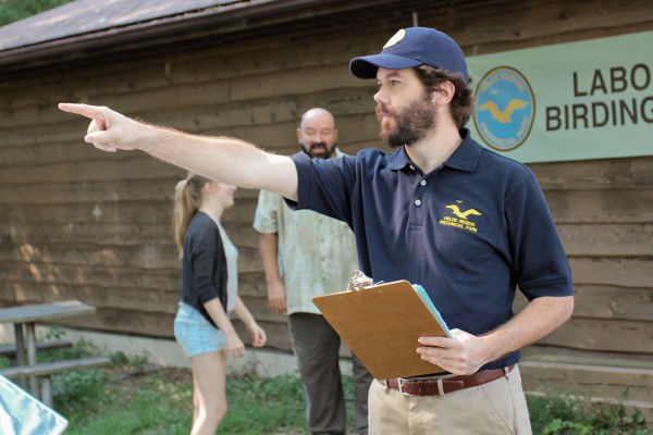 Communication, Media and Film professor Michael Stasko’s The Dot Film company production, The Birder, is a revenge-comedy set inside the world of bird watching. Photo courtesy of The Dot Film Company.