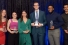 Major award winners Kristen Swiatoschik, Lauren Gellner, Mandy Brunet, Thomas Kennedy, Anthony Atkinson, and Cameron Cira