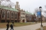 students walk in front of Dillon Hall