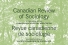 journal cover: Canadian Review of Sociology