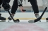 referee and skaters at faceoff