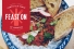 plate of food labelled "Feast On"