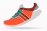 running shoe depicted in motion