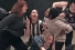 students improvising comic scene
