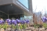 spring flowers blooming outside centre for engineering innovation