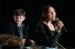 Joseph Maceroni drumming and Madeline Abanid singing