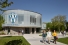 students walking outside Welcome Centre