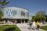 students walking outside Welcome Centre