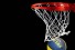 basketball passing through net
