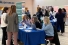 Students learn about job opportunities at the nursing career fair, March 31.