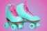 roller skates in neon colours