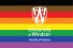 Faculty of Science logo over rainbow flag