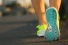 walking shoes on trail
