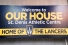 Our House sign: Home of the Lancers
