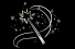 magic wand with fairy dust