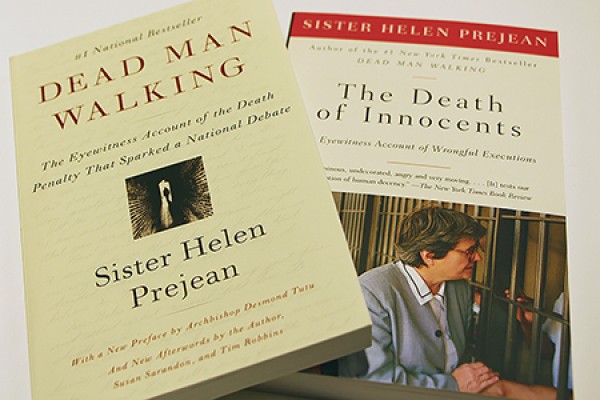 copies of Helen Prejean’s books