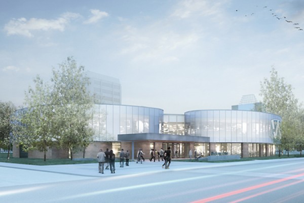 architectural rendering of a new Welcome Centre