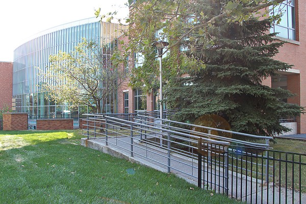 entrance to CAW Student Centre