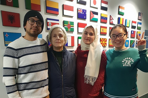 Juan Salas, Zoey Kakkavas, Ranim Al Joudi, Helen Liu