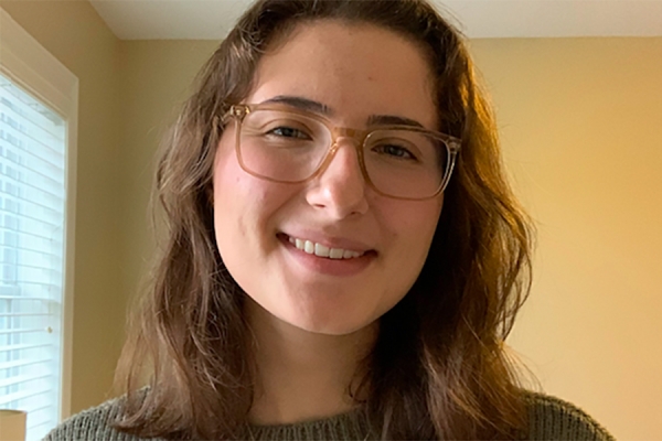 Grace Hamelin, a second-year creative writing student