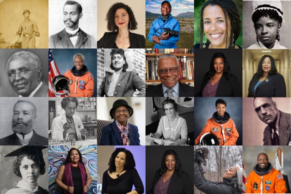 Collage of Black scientists