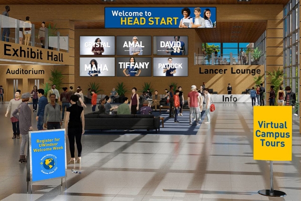 Virtual lobby used during Head Start