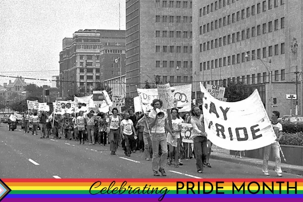 historic Pride parade photo