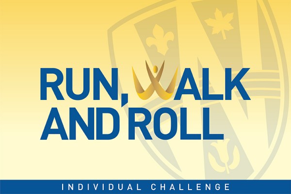 logo of the Run, Walk and Roll Individual Challenge.