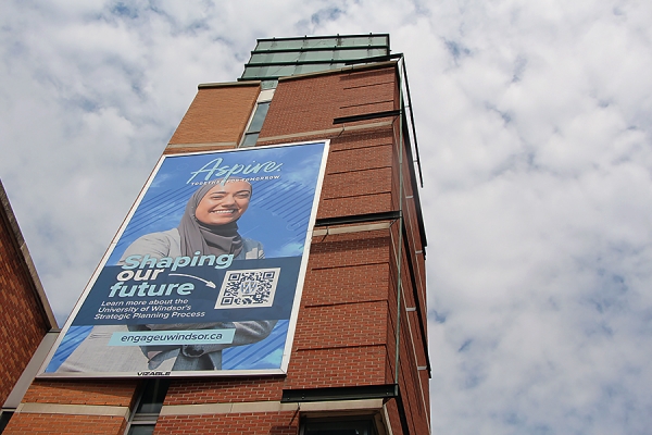 student centre displaying Aspire banner