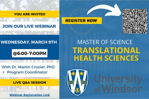 graphic: Master of Science in Translational Health Science
