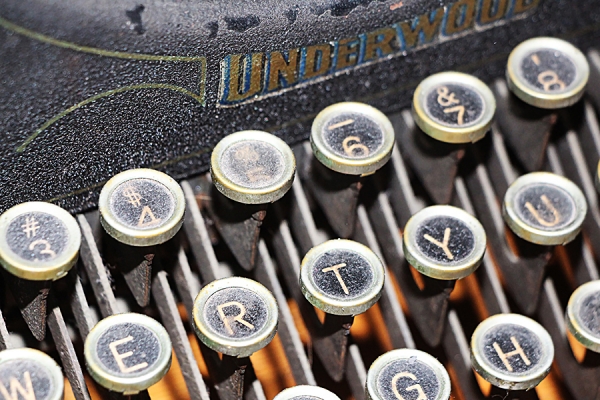 antique typewriter