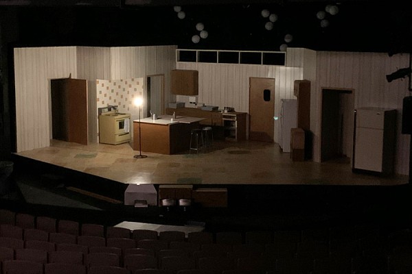 Essex Hall Theatre set for “Stag and Doe”