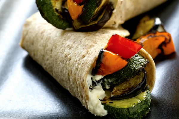 grilled veggie wrap