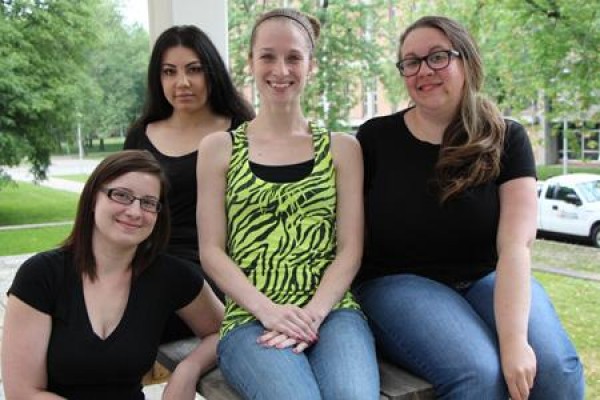 Katrina van Wieirngen, Andrea Formicola, Amy Peirone and Teresa Falsetta