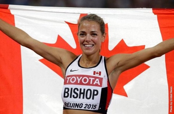 Former Lancer Melissa Bishop wins silver in 800m, at the IAAF World Championships in Beijing, China, Saturday 29 August. 