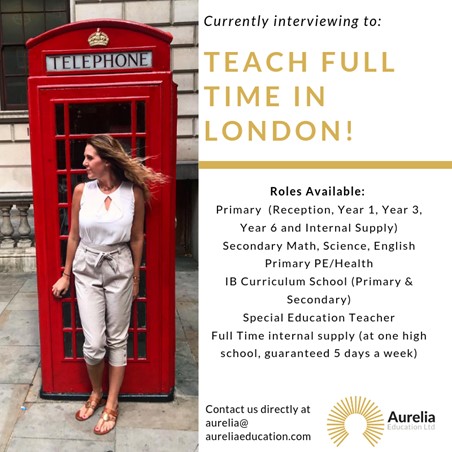 Teach Full-time in London, England