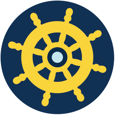 Icon of ship's wheel