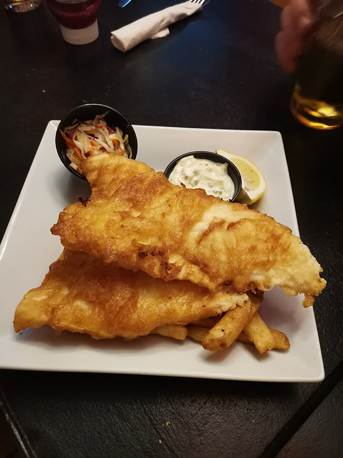 Fish and Chips at the Kildare House